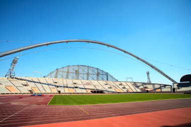 Khalifa sports stadium in Doha, Qatar clipart