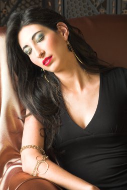 güzel genç seksi yetişkin İtalyan kadın