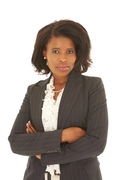 Vackra afrikanska affärskvinna — Stockfoto