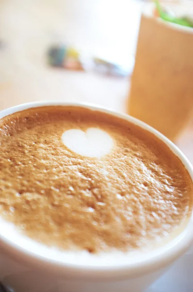 Cappuccino schiumoso — Foto Stock