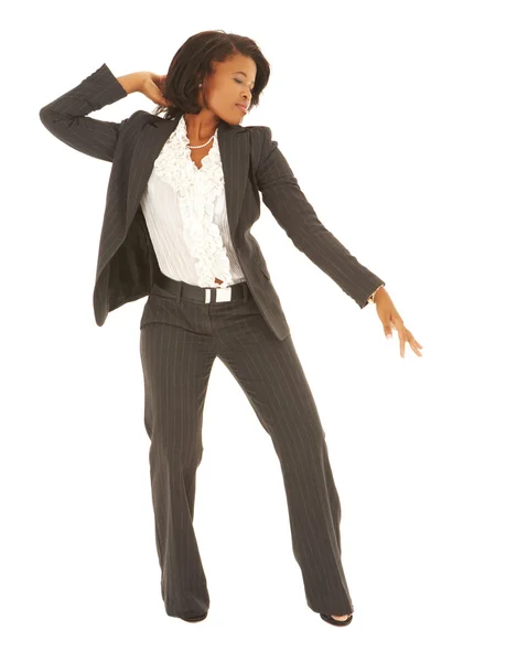 Sexy young adult african businesswoman — Stock Photo, Image