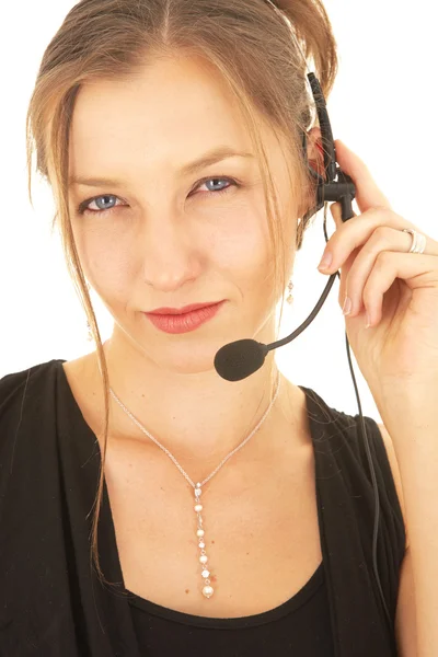 Young adult brunette businesswoman — Stock Photo, Image