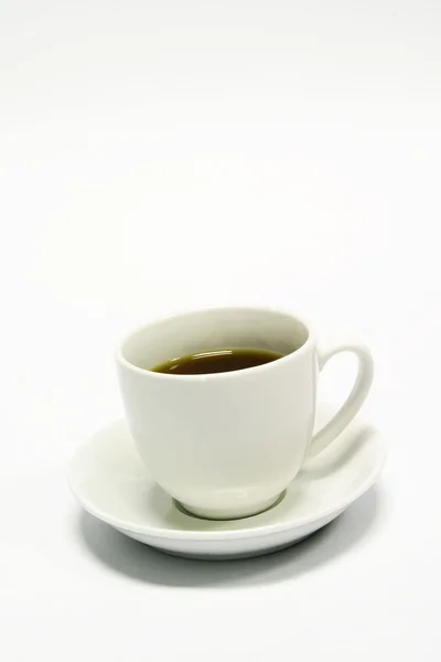Vit espressokaffe — Stockfoto