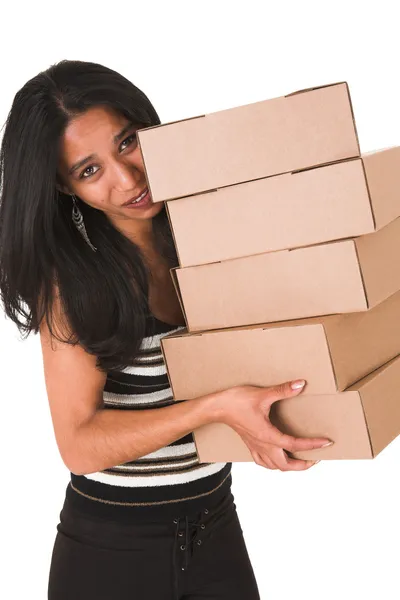 Joven mujer de negocios africana-india — Foto de Stock