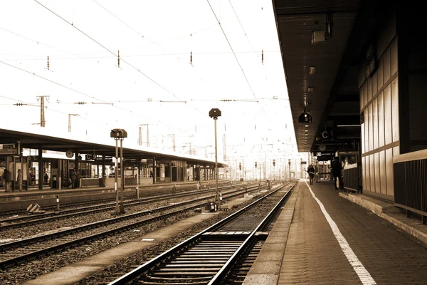 Train station in Neurenburg, Germany. — Stock Photo, Image