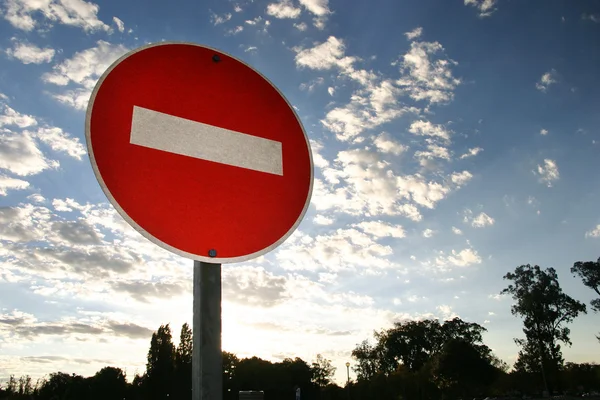 No entry sign — Stock Photo, Image