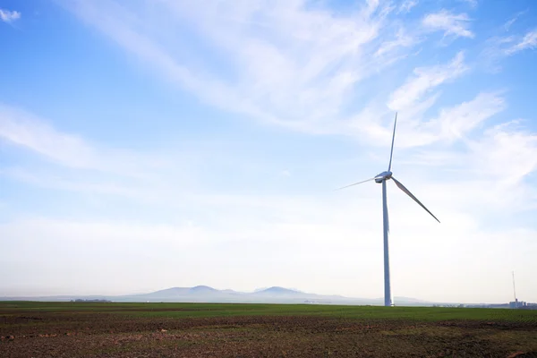 Wind powered electricity generator — Stock Photo, Image