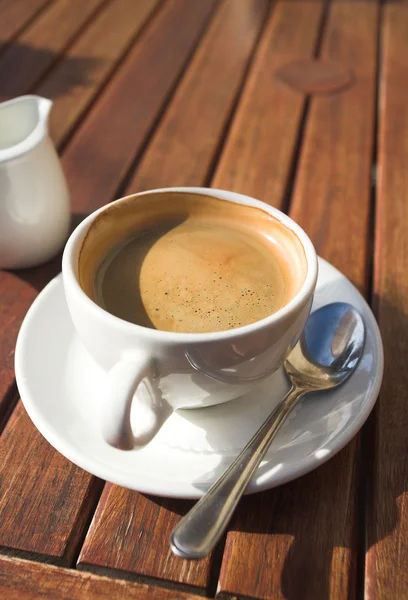 Tazza di caffè bianco — Foto Stock