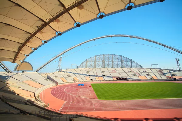 Estadio deportivo Khalifa en Doha, Qatar — Foto de Stock