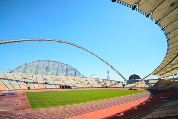 Estadio deportivo Khalifa en Doha, Qatar — Foto de Stock