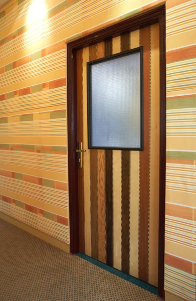 Wooden patterned door — Stock Photo, Image
