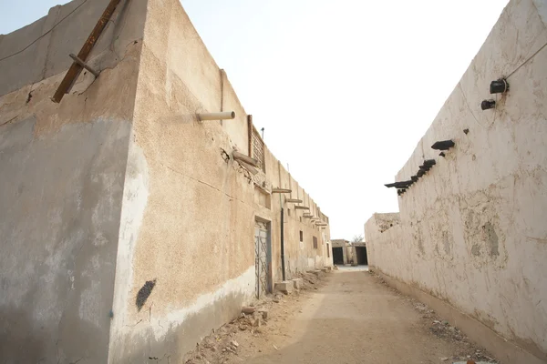 Empty buildings in the desert town — Stock Photo, Image