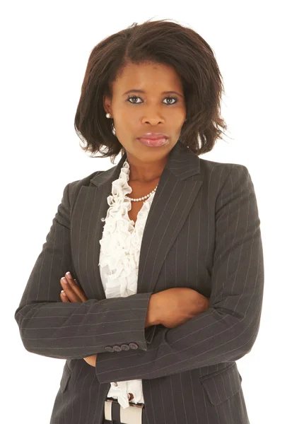 Prachtige Afrikaanse zakenvrouw Rechtenvrije Stockfoto's