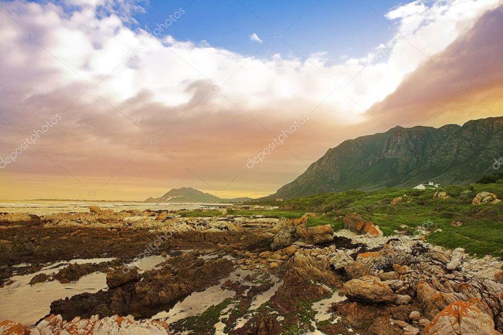 Rocky Beach, Bettys bay in Western Cape, South Africa
