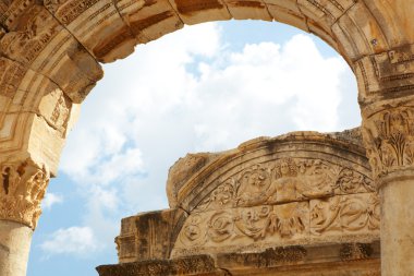 hadians tapınak Efes city modern gün Türkiye'de eski kalıntıları