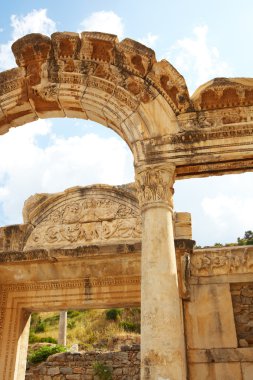 hadians tapınak Efes city modern gün Türkiye'de eski kalıntıları
