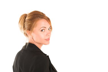 sarışın iş kadını