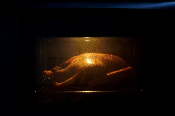 Gänsebraten im Ofen — Stockfoto