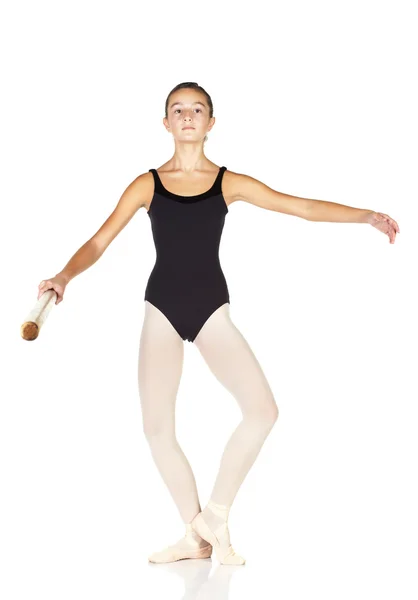 Jovem caucasiano bailarina menina — Fotografia de Stock