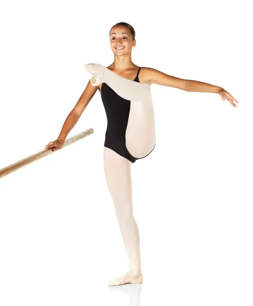 Mladý bělošský balerína dívka — Stock fotografie