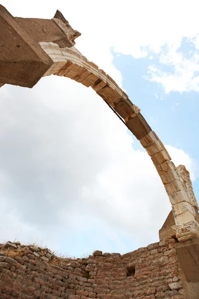 Efes city modern gün Türkiye'de eski kalıntıları — Stok fotoğraf