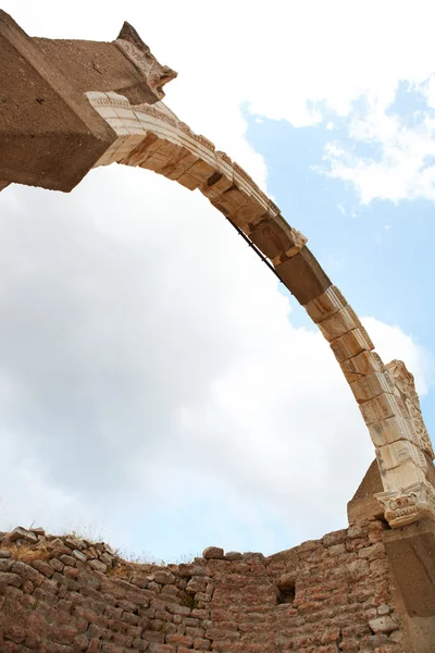 Le antiche rovine della città di Efeso nella Turchia moderna — Foto Stock