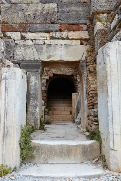 The old ruins of the city of Ephesus in modern day Turkey — Stock Photo, Image