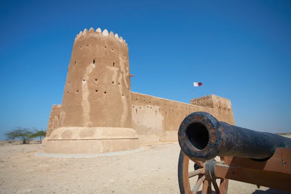 Rebuilt historic Fort Zubarah — Stock Photo, Image
