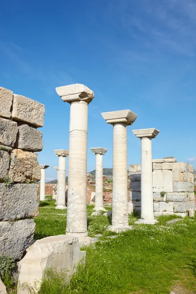 Ruinerna av basilikan st. johns — Stockfoto