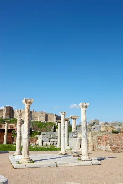Ruiny Bazyliki st. johns, Turcja. — Zdjęcie stockowe