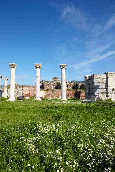 Ruinerna av basilikan St johns, Turkiet. — Stockfoto