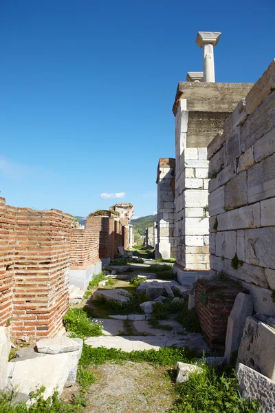 The ruins of the St. Johns Basilica — стоковое фото