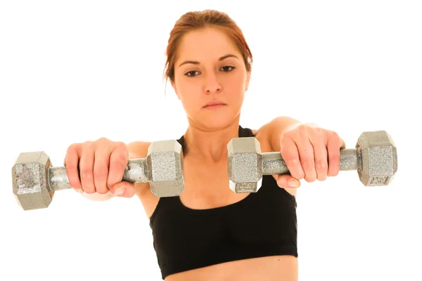 A woman in gym clothes — Stock Photo, Image