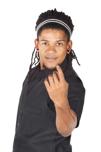 Afrikaanse zakenman met dreadlocks — Stockfoto