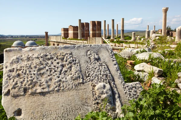 Ruinerna av basilikan st. johns — Stockfoto