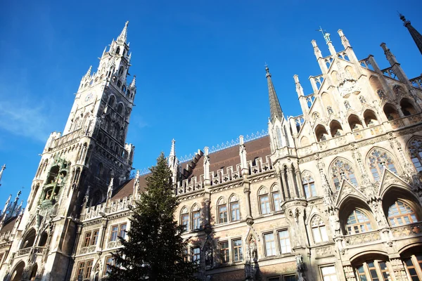 The Neues Rathaus a Monaco di Baviera, Germania — Foto Stock