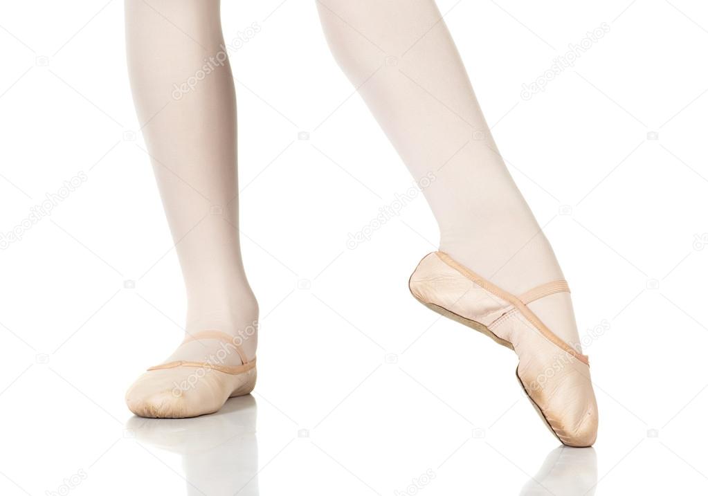 Pointe against a white background