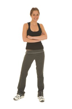 esmer siyah üst ve eğitmenler