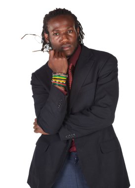 yakışıklı Afrika işadamı