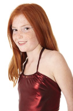 Genç Beyaz oryantal dans eden kız