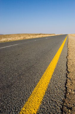 colesberg, Güney Afrika dışında ıssız yol