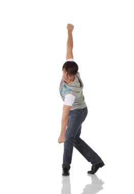 Beyaz erkek Step dansçısı