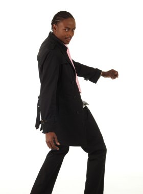 siyah Afrika işadamı