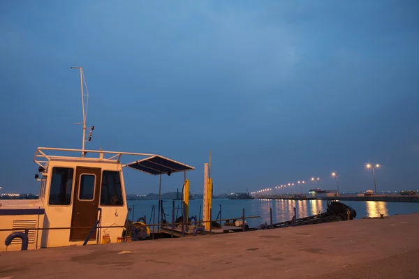 港の夜 — ストック写真