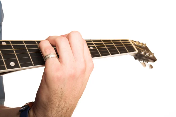 Joven con guitarra . — Foto de Stock