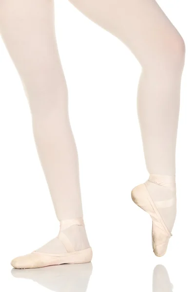 Young female ballet dancer legs — Stock Photo, Image