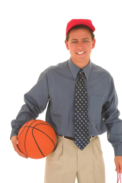Treinador de basquete — Fotografia de Stock