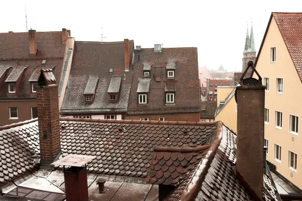 Rooftops of duildings in Neurenburg - Munich — Stock Photo, Image