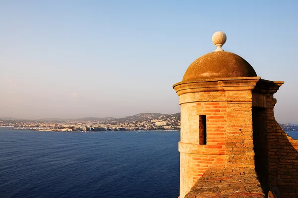 The Famous Ile Sainte Marguerite Island Jail, across from Cannes, France — Stock Photo, Image