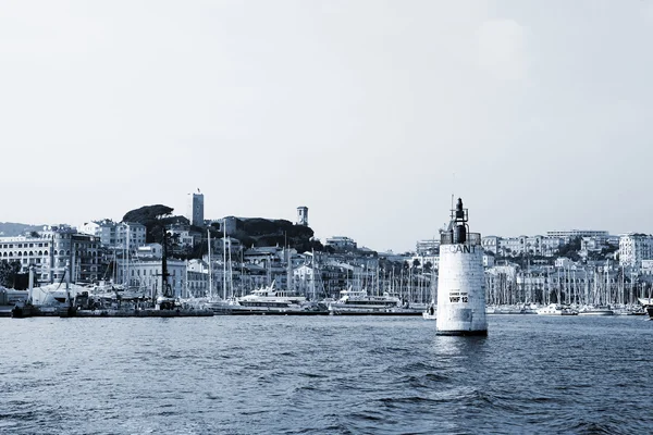 The harbor (Port Le Vieux) in Cannes, France — Stock Photo, Image